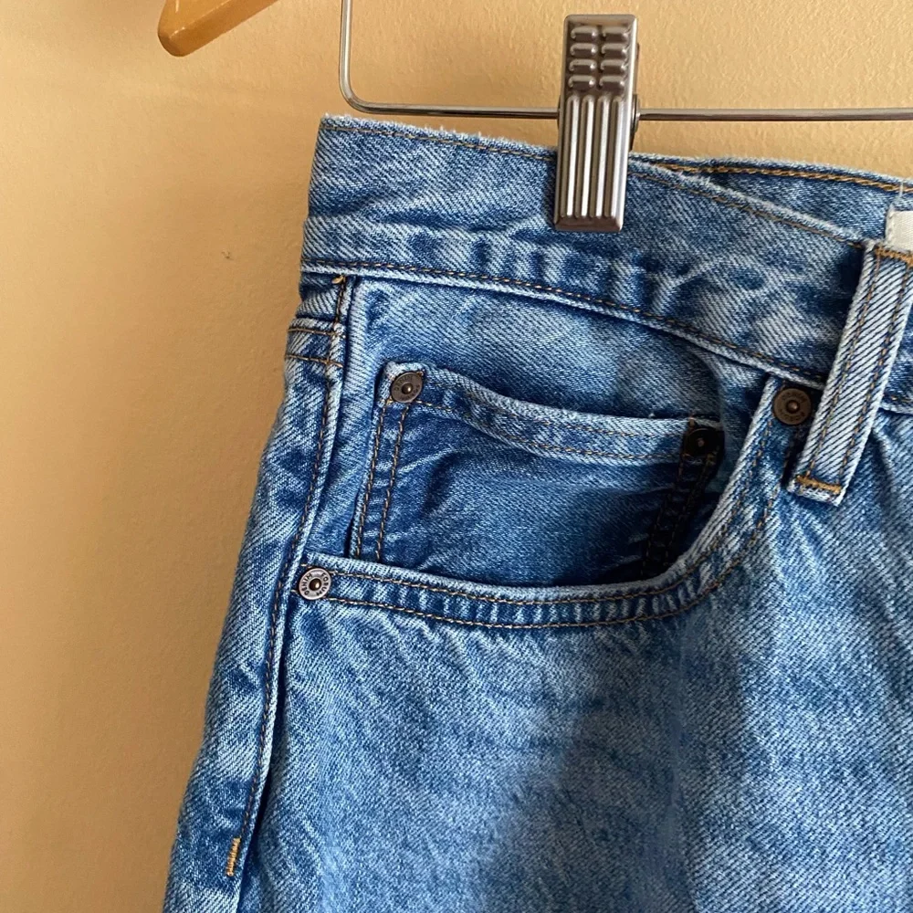 Denim Forum The Joni High Rise Loose 28L Woman 27 Medium Wash Streetwear Preppy - Picture 4 of 16